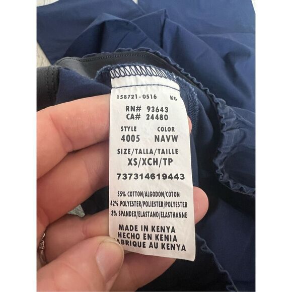 Cherokee Workwear Navy Scrub Pants Woman’s Size XS - Picture 6 of 6